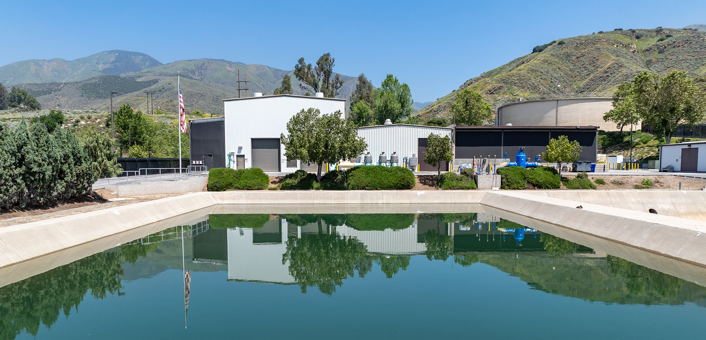 Plant 134 water basins